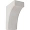 Ekena Millwork 3 1/2"W x 6"D x 8"H Clarksville Wood Vintage Decor Bracket, Chalk Dust White BKTWD04X06X08CVWH - alternate 1